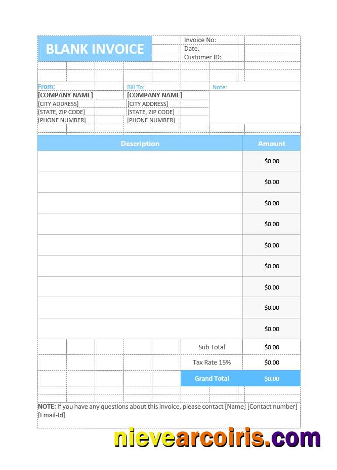 Free Basic Invoice